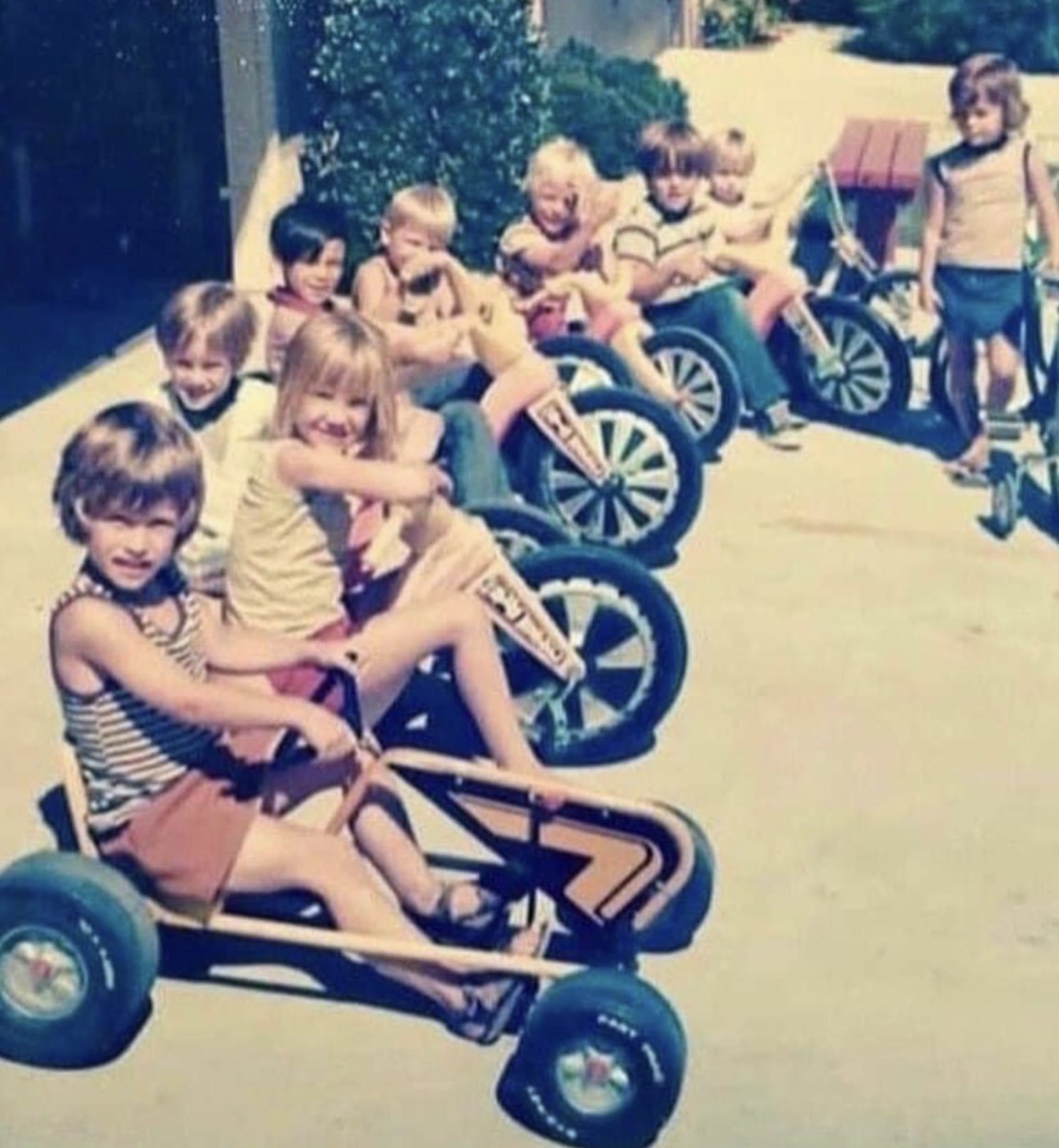 Big Wheel roundup, 1970s. 